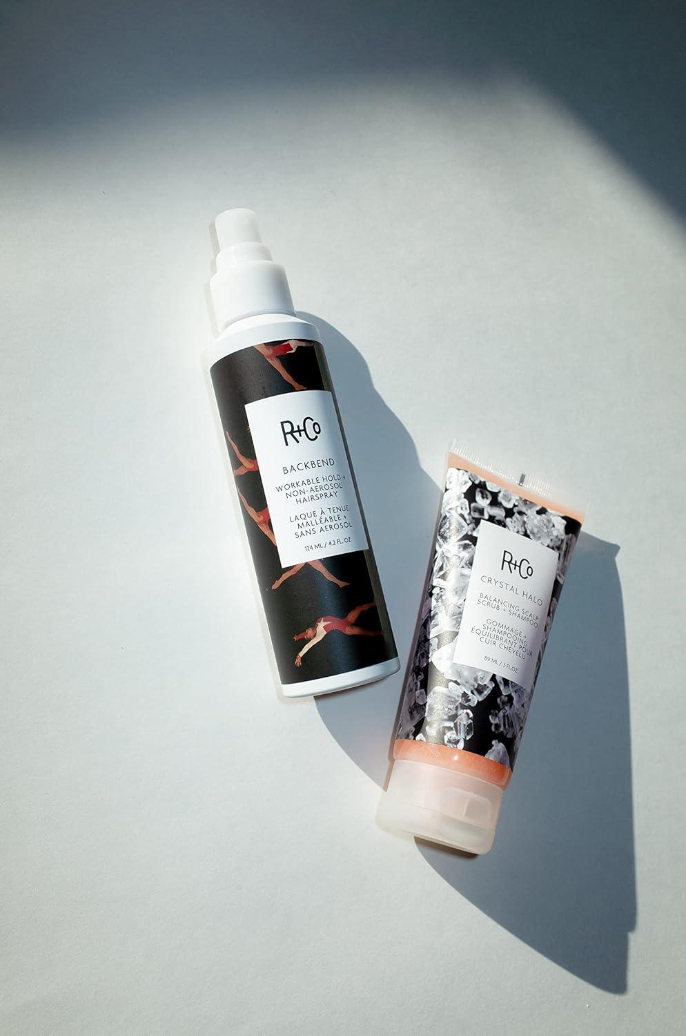 R+Co Crystal Halo Balancing Scalp Scrub + Shampoo | Purifies + Cleanses + Balances | Vegan + Cruelty-Free | 3 Oz(3 Fl Oz (Pack of 1))
