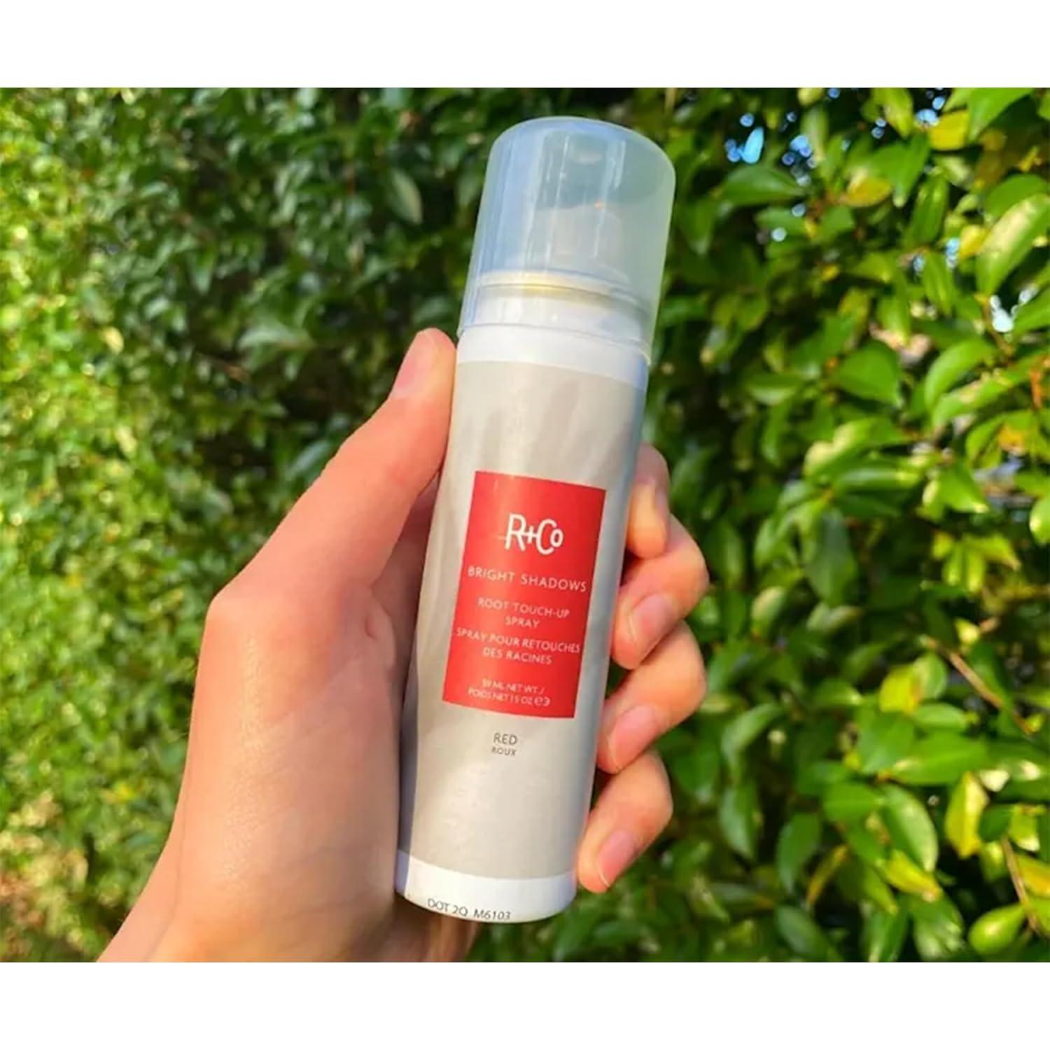 R+Co Bright Shadows Root Touch-Up Spray – 1.5 Oz(Red)