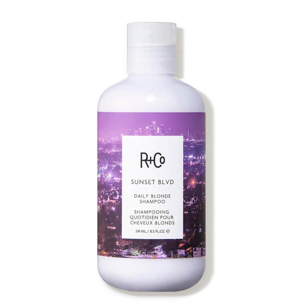 R+Co Sunset Blvd Daily Blonde Shampoo | Daily Brightening + Combats Brassiness + Hydrating | Vegan + Cruelty-Free | 8.5 Fl Oz(Single)