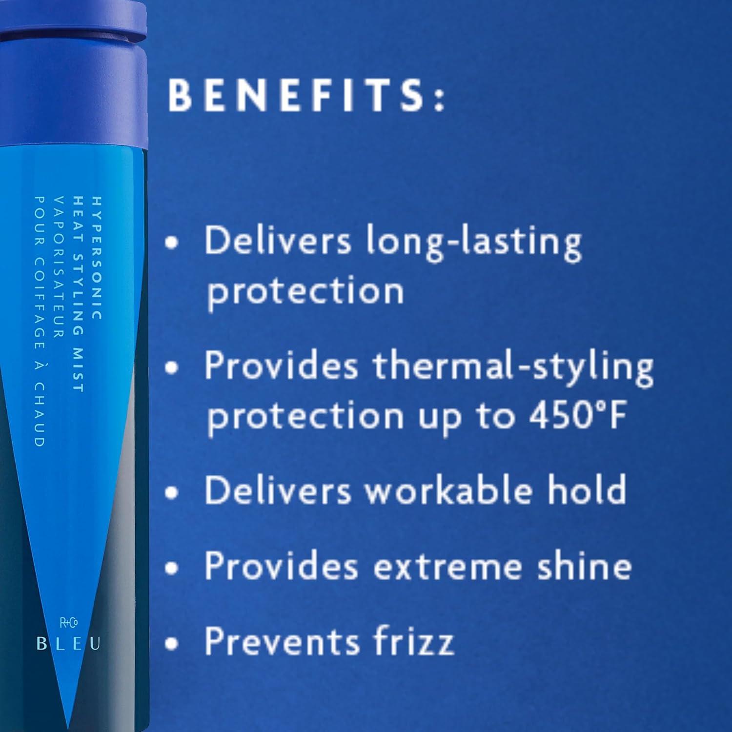 R+Co Hypersonic Heat Styling Mist – Heat Protectant Mist for Blow-Drying & Hot Tool Styling – Adds Shine, Softness, Soft Hold & Long-Lasting Style – Vegan & Paraben-Free – 6.7 oz