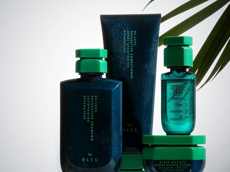 R+Co BLEU De Luxe Reparative Masque – Restores Texture, Strength, and Shine to Dry, Damaged Hair, Hydrates, Calms, Smoothes, Seals Cuticles, Mends Split Ends, 5 oz