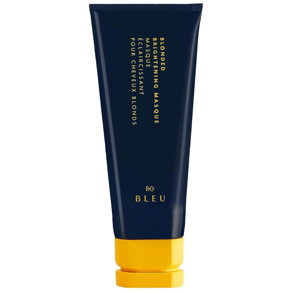 R+Co BLEU Blonded Brightening Masque – Repairs and Revives Dull, Yellowed Blondes, Hydrates, Neutralizes Yellow Undertones, Restores Shine, Adds Strength, 5 oz