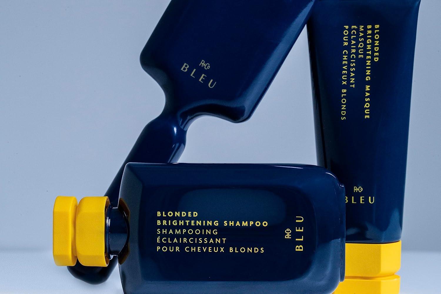 R+Co BLEU Blonded Brightening Masque – Repairs and Revives Dull, Yellowed Blondes, Hydrates, Neutralizes Yellow Undertones, Restores Shine, Adds Strength, 5 oz