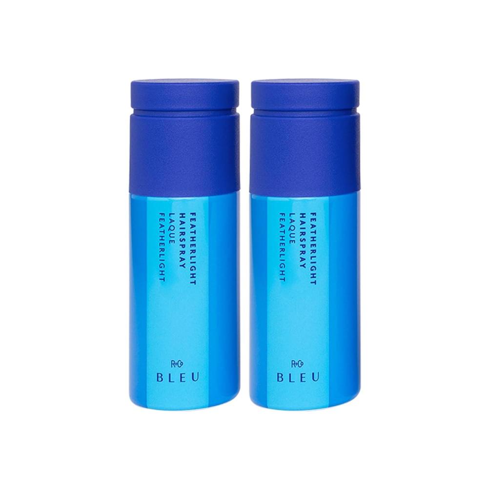 R+Co BLEU Featherlight Hairspray | Flexible Memory + Lightweight Control | Vegan, Sustainable + Cruelty-Free | 8.33 Oz(1 Ounce (Pack of 2))