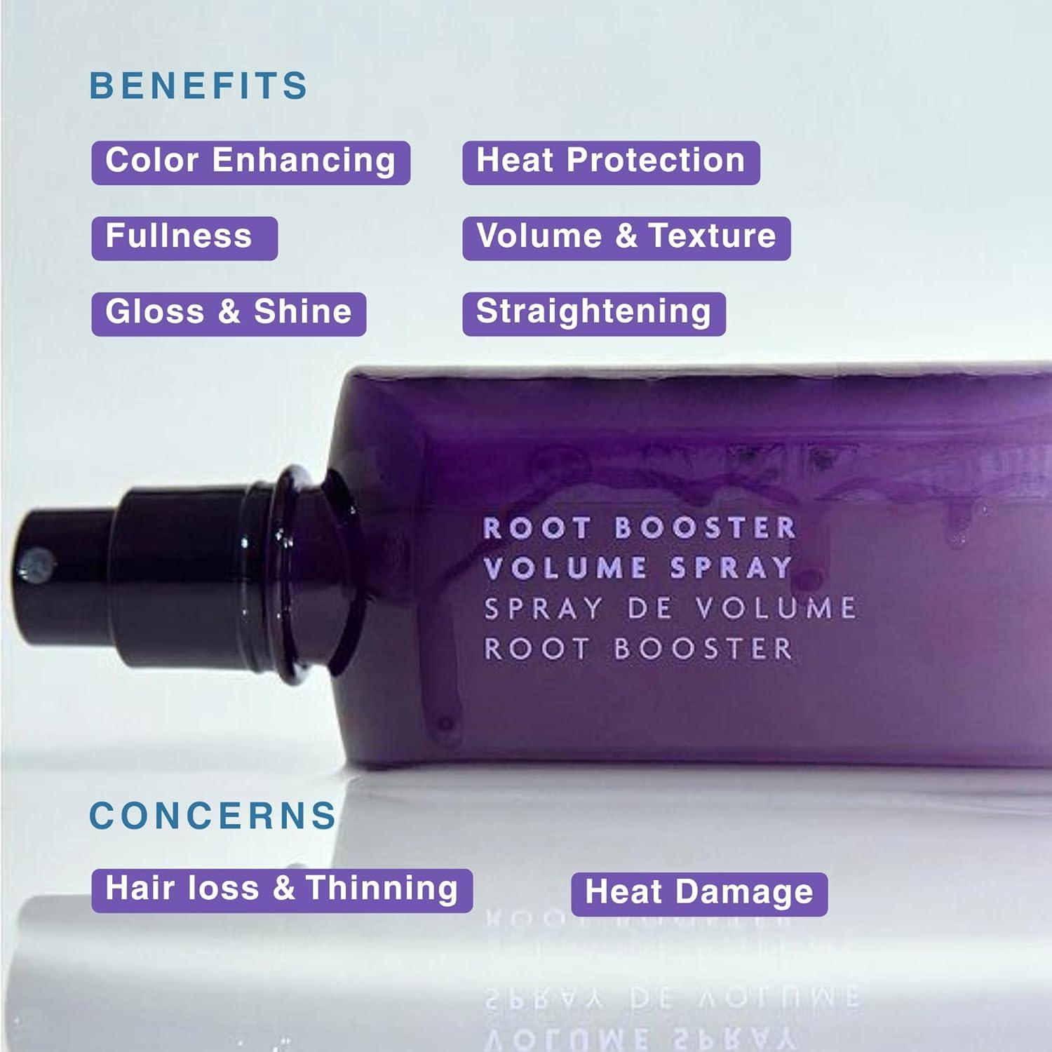 R+Co BLEU Root Booster Volume Spray – Instant Root Lift & Volume Spray for Fine, Thin Hair – Lightweight Formula Adds Body & Fullness – Touchable Hold, No Crunch – Protects Hair Color – Vegan – 6.8 oz
