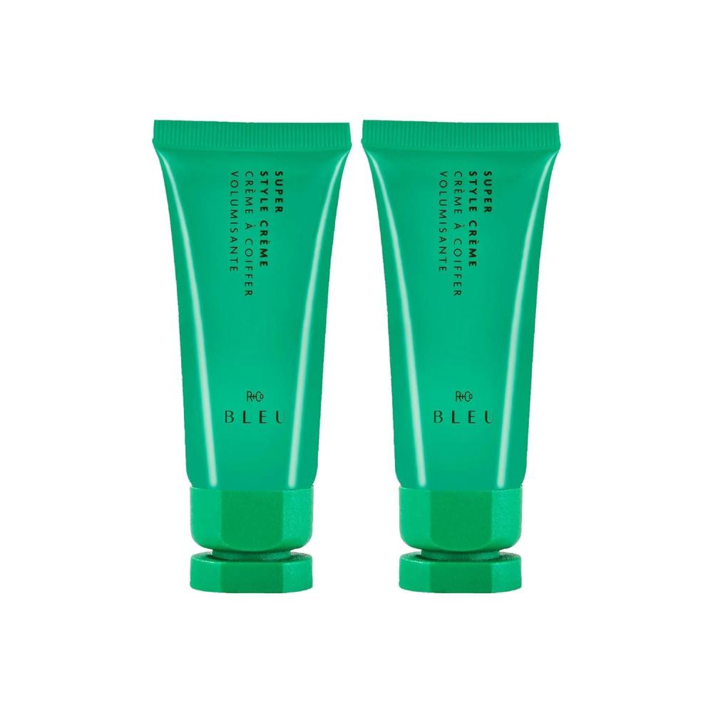 R+Co BLEU Super Style Crème Mini | Adds Softness + Hydration + Frizz Prevention | Vegan, Sustainable + Cruelty-Free | 1 Oz(1 Ounce (Pack of 2))
