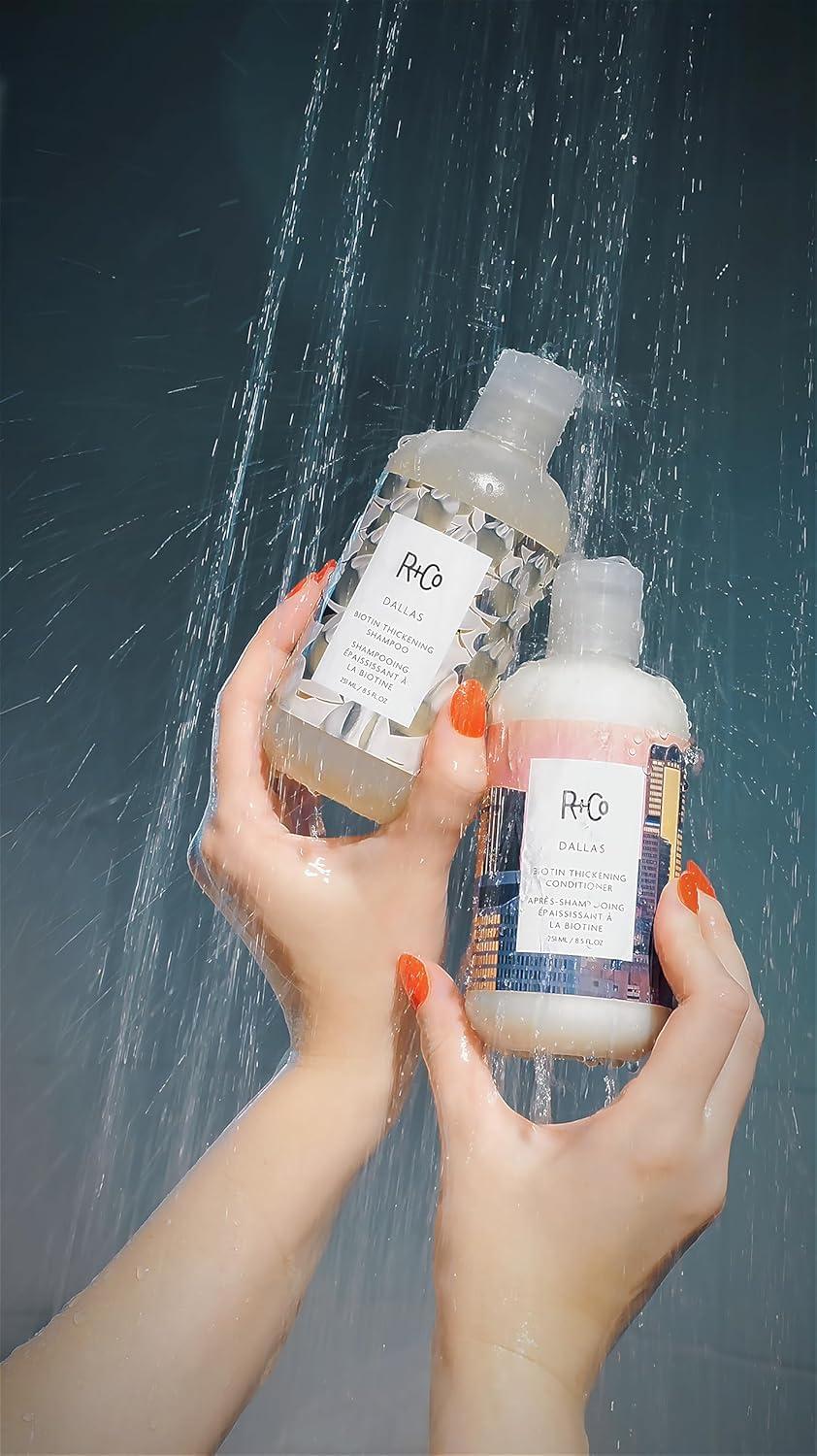 R+Co Dallas Biotin Thickening Conditioner | Weightless Hydration, Strengthens + Enhances Shine | Vegan + Cruelty-Free |(2 Fl Oz (Pack of 1))