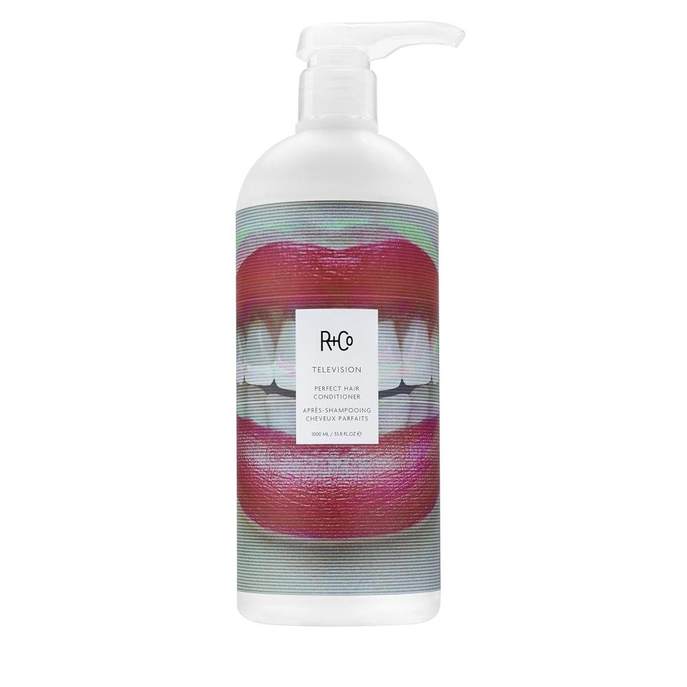 R+Co TELEVISION Perfect Hair Conditioner – Retail Liter Hydrating & Smoothing Hair Conditioner, Adds Shine & Softness, All Hair Types(33.8 Fl Oz (Pack of 1))