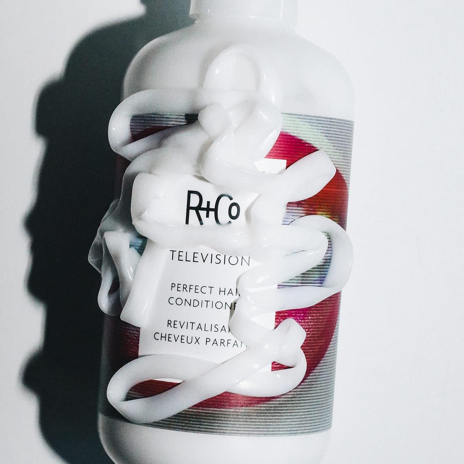 R+Co TELEVISION Perfect Hair Conditioner – Retail Liter Hydrating & Smoothing Hair Conditioner, Adds Shine & Softness, All Hair Types(33.8 Fl Oz (Pack of 1))