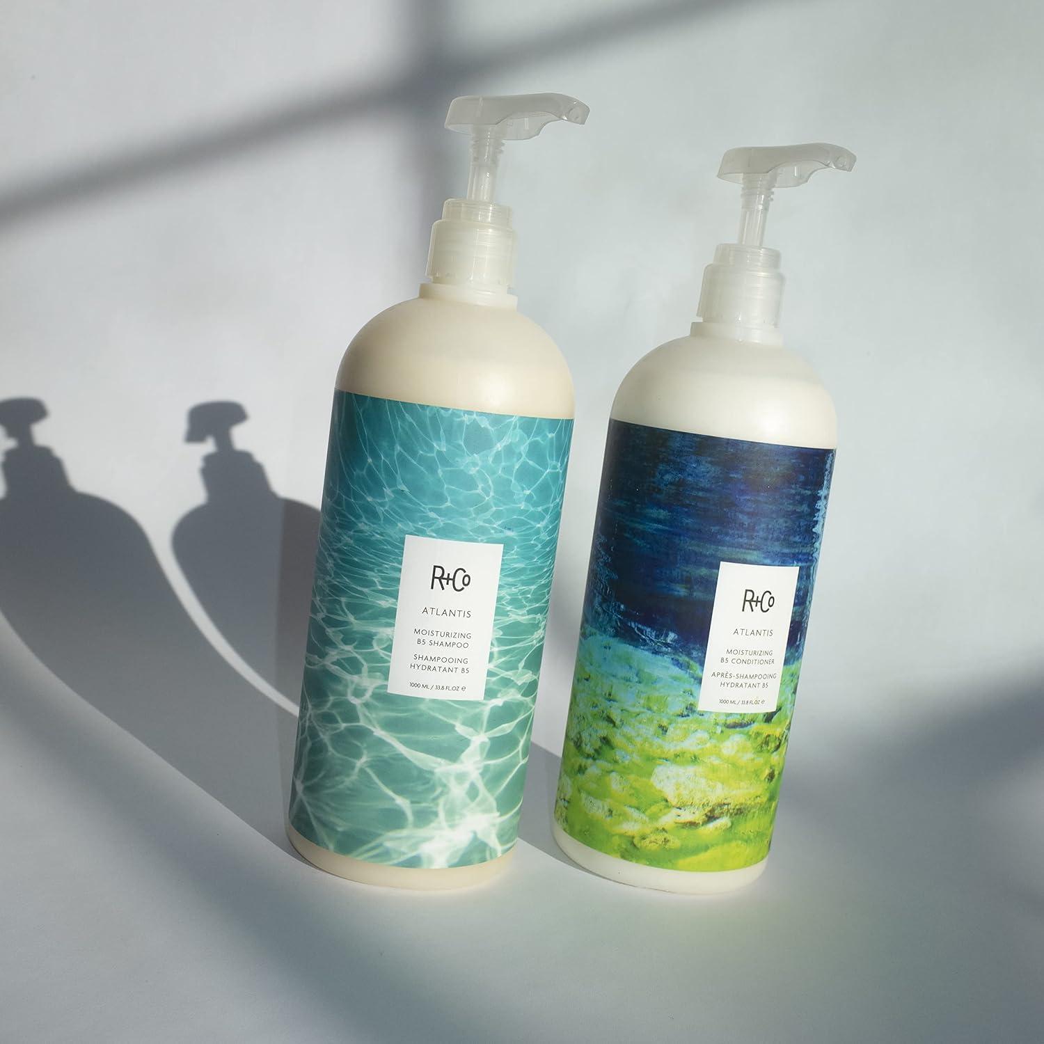 R+Co Atlantis Moisturizing B5 Shampoo | Shine + Tames Frizz + Intense Hydration | Vegan + Cruelty-Free |Vegan + Cruelty-Free(33.8 Fl Oz (Pack of 1))