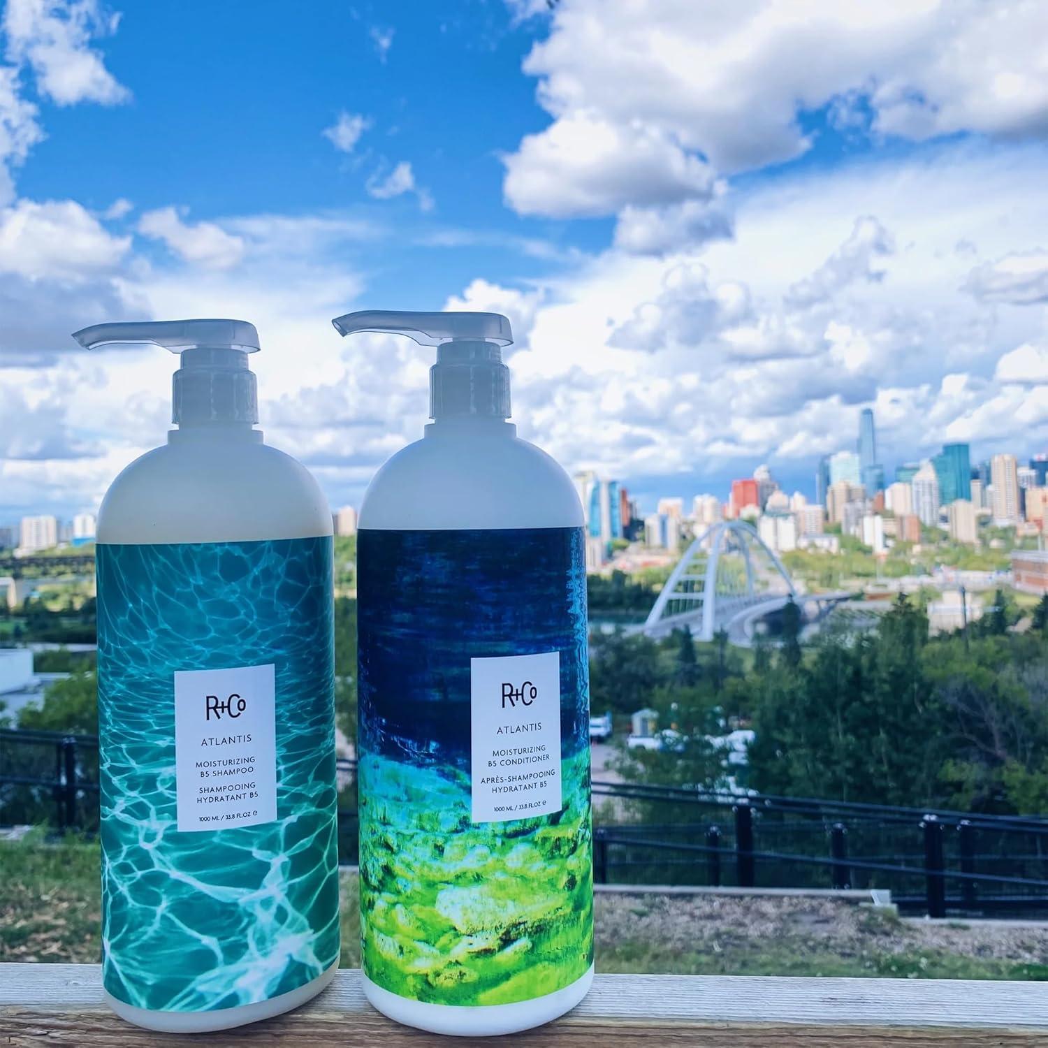 R+Co Atlantis Moisturizing B5 Shampoo | Shine + Tames Frizz + Intense Hydration | Vegan + Cruelty-Free |Vegan + Cruelty-Free(33.8 Fl Oz (Pack of 1))