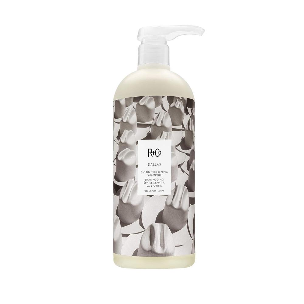 R+Co DALLAS Biotin Thickening Shampoo – Retail Liter Volumizing & Strengthening Shampoo for Fuller, Stronger Hair, All Hair Types(33.8 Fl Oz (Pack of 1))